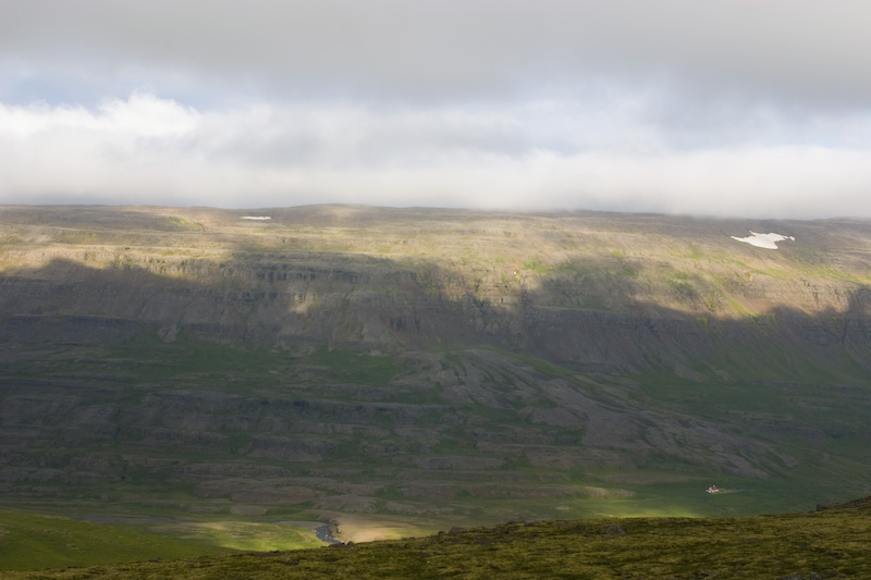 Sun And Shadow On Hillside